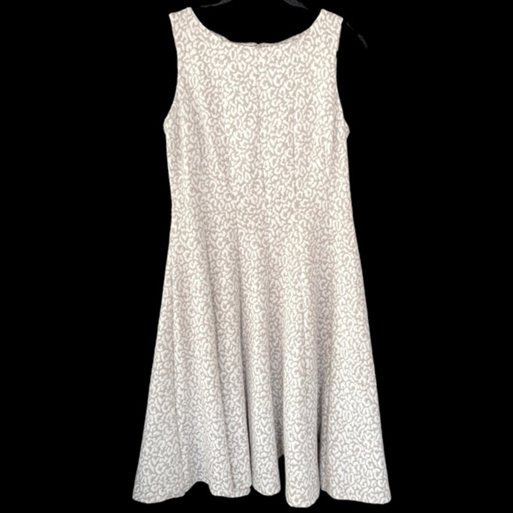 Calvin Klein Animal Print Sleeveless Swing Dress